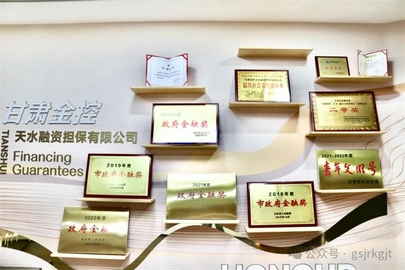 토토 분석 분석 뉴스 | Financial Holdings Tianshui Guarantee는 2023 년 "Municipal Government Award"를 수상했습니다.